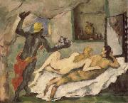 Paul Cezanne Afternoon in Naples Spain oil painting reproduction